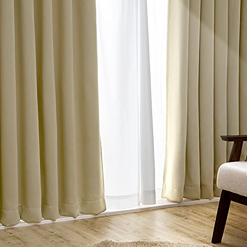 アイリスプラザ 遮光度99.99%カーテン 幅100×丈178cm 1級遮光 タッセル付き...