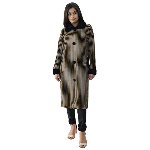 Image of Matelco Women's Wool Straight Kurti for Winters (Ad04Caz45 Black Parent).