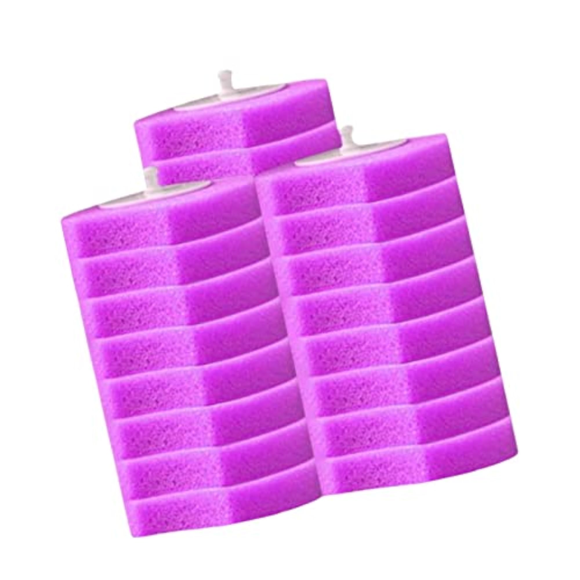 Disposable Toilet Brush Cleaning Tool with Purple Head