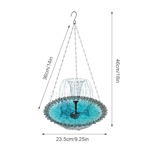 Fontaine à boisson solaire : eau propre pour oiseaux extérieurs - 6