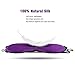 Allstarry Pure Silk Sleep Eye Mask for Travel, Shift Work, Meditation - One Size & Unisex, Purple