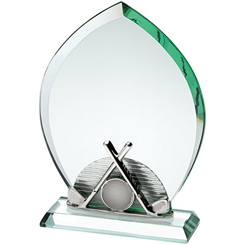20,3 cm giada in vetro e metallo Golf Trophy (KG20...