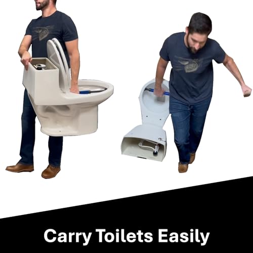 Plumber's Toilet Lifting Tool | Carry with One Hand | Install & Remove Toilets | Newest Updated Version | Pick Up Stix® - Image 2