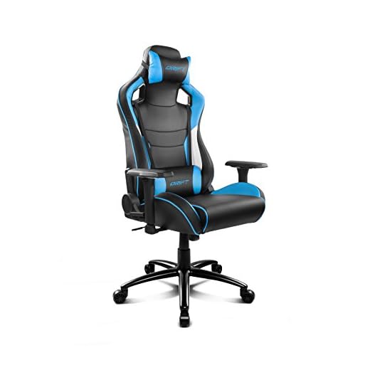 Drift DR400BL - Silla Gaming Profesional, (Polipiel Alta Calidad, Ergonómica), Color Negro/Azul