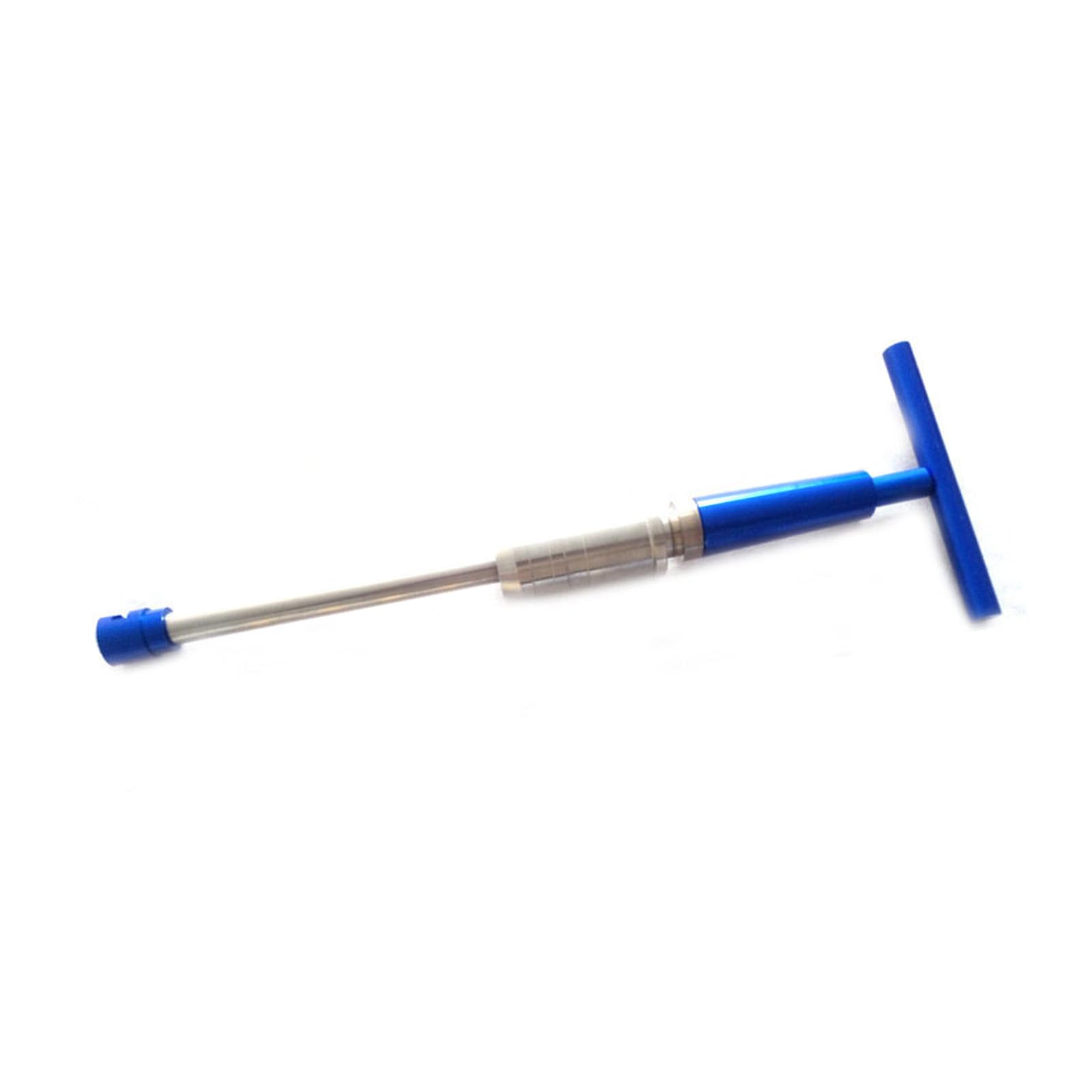 Łatwy w użyciu niebieski młotek ciągnący T do mocowania wgnieceń pojazdu 44 cm długości, 1,2 kg aluminiowa konstrukcja żelazna niebieska T Pull Gavel