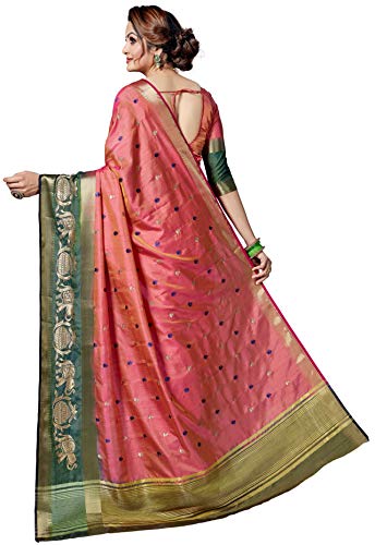 Image of MSRETAIL Silk Saree with Blouse Piece