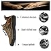 Mens Casual Walking Shoes Leather Oxfords Breathable Fashion Loafers Lightweight Non-Slip Sneakers Khaki 10 US