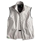 TK:GC-K004 綿100％ファン対応ベスト【服のみ 建設 建築 暑さ対策 作業服 作業着 暑さ対策 熱中症対策 溶接 鉄工】[L 3_ストーングレー]