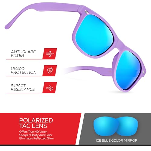 Image of Retro Rewind Polarized Sunglasses for Women Men - UV400 Classic Square Vintage Shades Trendy Unisex Sun Glasses