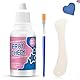 Fray Check Fransenstopp, Abriebfester Gewebekleber, Verhindert Ausfransen und Auftrennen, Transparent Kantenversiegelung, Geeignet zum Nähen, Quilten, Nähen, Sticken-30 ml