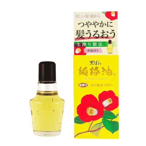 黒ばら本舗 黒ばら純椿油 47ml 椿油100% ヘアオイル マルチオイル 洗い流さないトリートメント 無香料