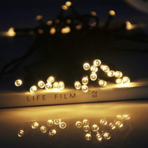 Led String Lights - Battery Operated String Lights- 20Ft Waterproof Wreath Lights With 40 Leds Perfect For Christmas Garland And Xmas Tree Decor - Warm White #TOP6