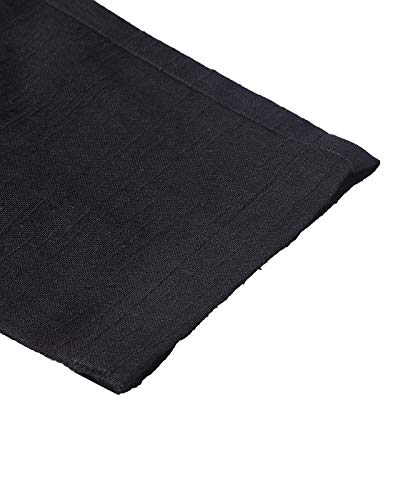 Image of Yash Gallery Women's Regular Fit Mid Rise Solid Cotton Slub Ankle Length Regular Trouser Pant