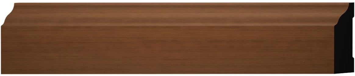 WM947-1 1/4"H x 3/8"P x 84"L, TrueCraft PVC Colonial Stop Moulding, Gunstock