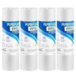 Sediment Replacement Water Filters 5 Micron 10" x2.5" Cartridge 4 Pack