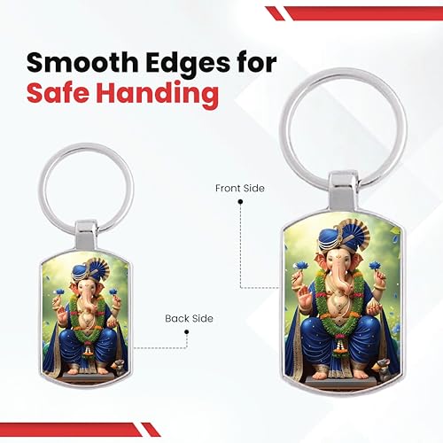 Image of Premium Printed Metal Keychain for Men & Women | High-Definition Artwork Print | Durable Key Ring for Car, Bike, Home & Office Keys | Stylish Decorative Key Holder Gift