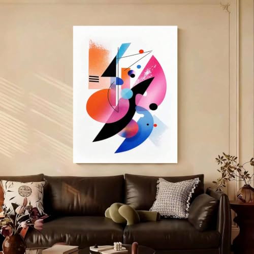 Décoration murale abstraite pour habiller un mur vide sans encombrer l'espace de vie