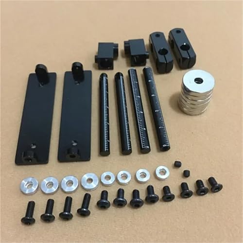 RC�J�[�̕i���� For HSP 94122 94123 For Sakura D3 For HPI For Tamiya �I�����[�h�h���t�g 1/10 RC�J�[ �A���~���}�O�l�b�g���C���r�W�u���{�f�B�|�X�g�}�E���g�L�b�g(Black)