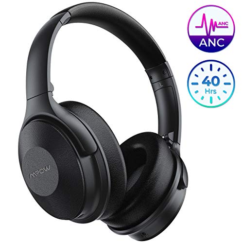 Mpow Active Noise Cancelling Headphones, H17 New Bluetooth Headphones Over Ear with 45H
