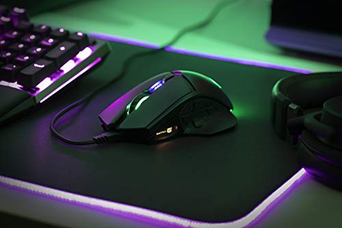 Cooler Master Optical Gaming Mouse (Usb/Gunmetal Black/24000Dpi/8 Buttons/Rgb Led) - Mastermouse Mm830 #TOP6