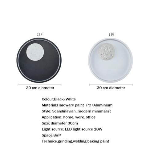 Apliques de pared interior Luna LED regulable con mando blanco 6