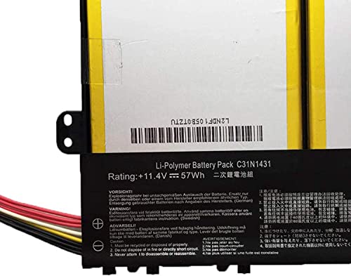 Batterie C31N1431 pour Asus EeeBook E403S E403SA 11.4V 57Wh - 2