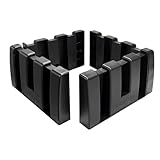 DXNQ 4PCS Multipurpose Cargo Organizer Blocks, Plastic Cargo Storage Organizer Blocks for Wool Carpet Trunk, Grocery Trunk Divider Cargo Containment System for Car SUV Van Trunk