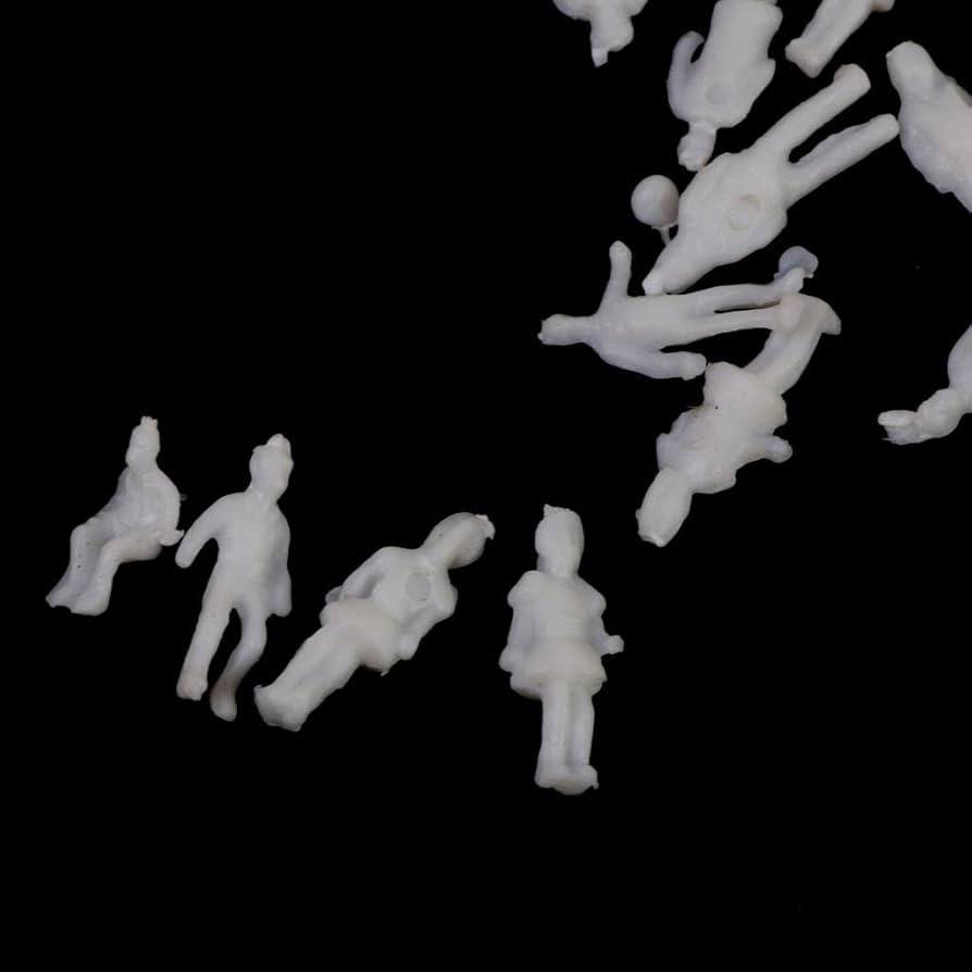 (未使用･未開封品)　ノーブランド品 1/100 約200体 人形 模型用 フィギュア 建築模型 無地 飾り qdkdu57 Amazon | ノーブランド品 1/100 約200体 人形 模型用 フィギュア