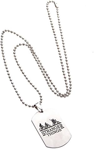 Necklace Opeof Fashion Stranger Things Letters Pendant Necklace Party Wedding Travel Jewelry - Silver