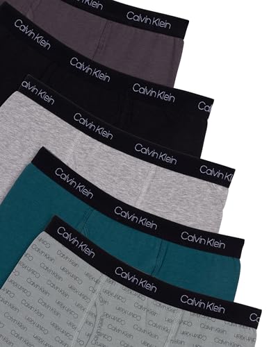 Image of Calvin Klein Kids Boys' Modern Cotton Boxer Brief Underwear 5-Pack