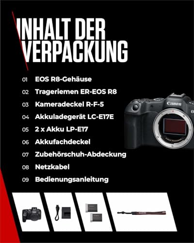Canon EOS R8 Systemkamera Vollformat