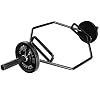 Hex Bar Weights Set Olympic Weight Plates Set for Deadlift Weightlifting Bodybuilding 2 Inch Hexagon Trap Bar with Weights for Exercise & Fitness Home Gyms