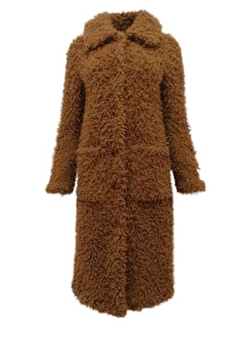 Rino & Pelle Rayn Damen Mantel (40 EU, chestnut)