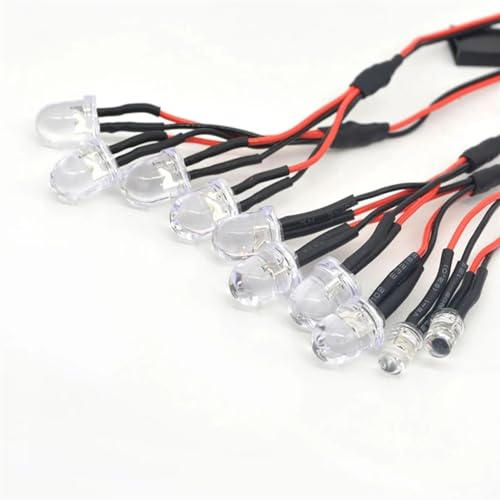 Luces coche RC compatible ZD Racing MX-07 sistema iluminacion trasera 5
