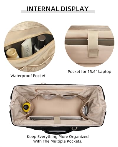 Weekender Bags for Women, Large Duffle Travel Tote Bag with Shoe Compartment,Personal Item Carry On Overnight Hospital Bag3