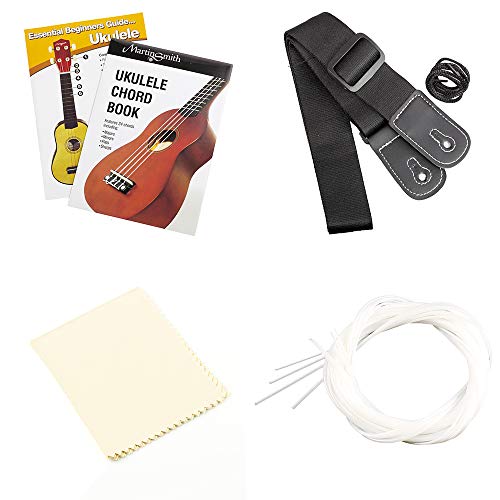rockjam premium tenor ukulele kit with tuner gig bag strap picks amp spare strings