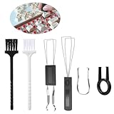 YIPFEN 6 Pcs Kit di Strumenti per Rimozione Tasti Spazzola Pulizia Tastiera Estrattore Copritasti Set Estrattori Tastiere Estrattore Interruttori Keycap Pinzette Keycap