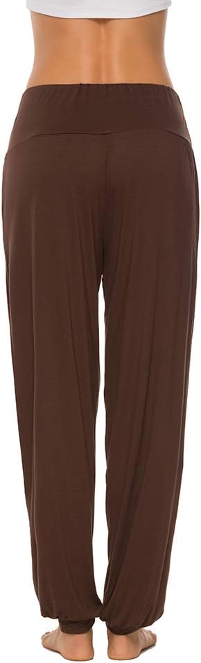 AvaCostume Womens Harem Yoga Pants Side Slit Sport Workout Sweatpants - Image 4