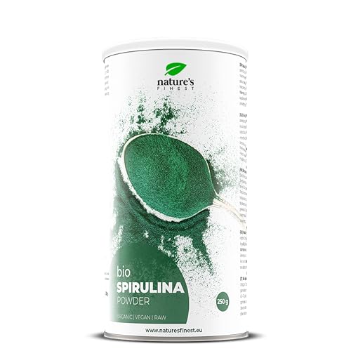 Nature's Finest by Nutrisslim Spirulina Organic Powder 250g, 100%...