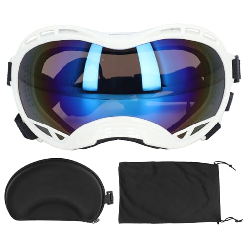 Lunettes de soleil pour grands chiens bleu avec sangle réglable et protection UV - 2