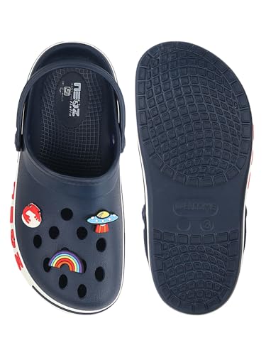 Image of URJO Unisex-Child Urjo SKR Bayband Kid's Clogs /Sandals with Back Strap Levirex Comfort Anti-Skid Waterproof Dailywear (Urjo By Neoz) Clog