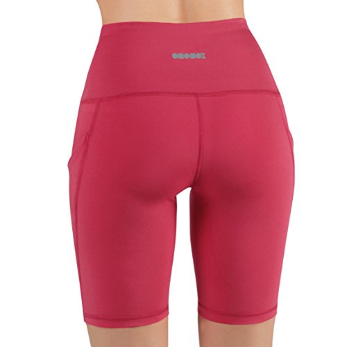 image for ODODOS High Waist Out Pocket Yoga Short Tummy Control Workout Running 