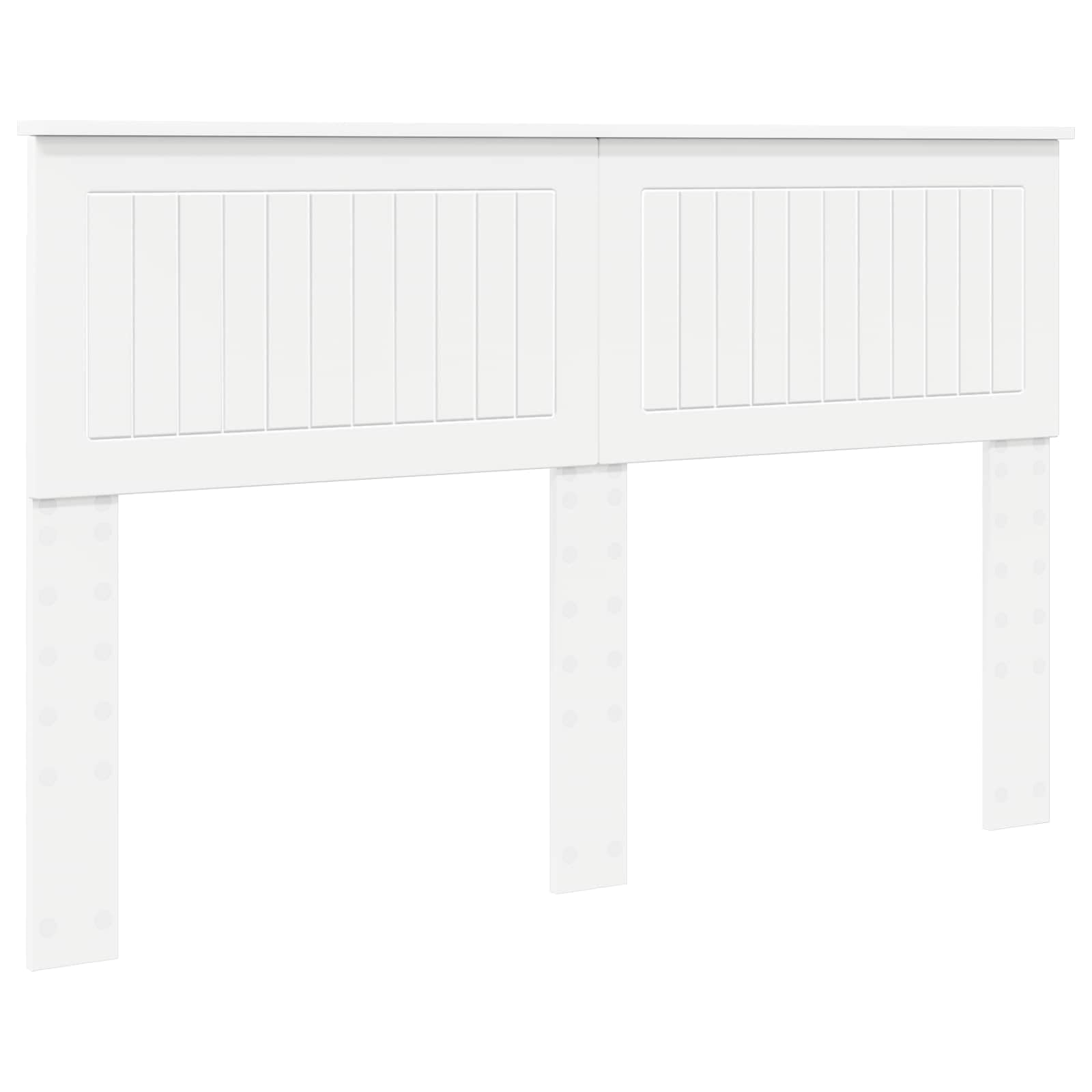vidaXL Headboard White Engineered wood