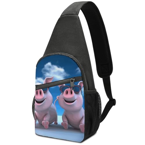 Morrales de senderismo Sling Bag para mujeres y hombres miniatura 1