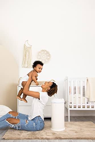 Ubbi Steel Odor Locking, No Special Bag Required Money Saving, Awards-Winning, Modern Design Registry Must-Have Diaper Pail, Ivory #TOP5