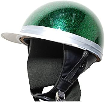 三つボタン コルク半 ヘルメット ヘルメット コルク半キャップ 三つボタン ブラックラメ 半ヘル 57cm