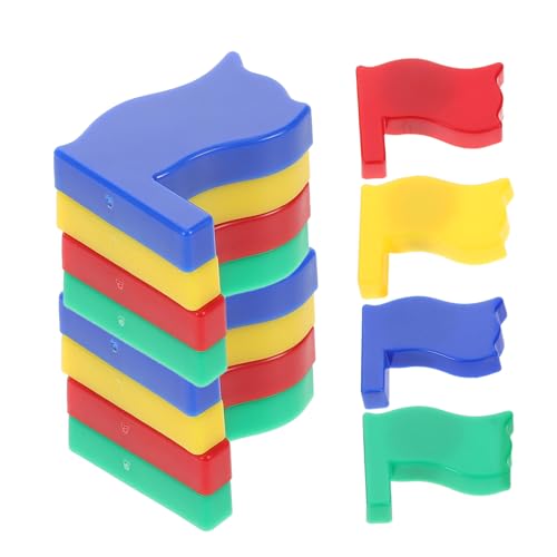 Hemobllo 32 Piezas Imanes Magnéticos para Pizarra y Frigorífico de Bandera Coloridas Soporte Magnético Seguro para Cocina Oficina y Aula