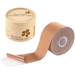 sharmony Silky Breast Lift Tape for Sensitive Skin | SkinBliss Lingerie Boob Tape, Full Coated Medical Grade Adhesive