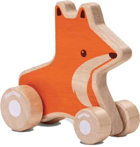 Plantoys jouet roulant premier âge et objet d'éveil en bois