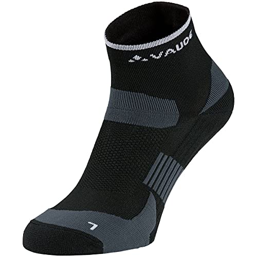 VAUDE Unisex Bike Socks Short Accessories, Schwarz, 42-44 EU VAUDE Unisex Bike Socks Short Accessories, Schwarz, 42-44 EU